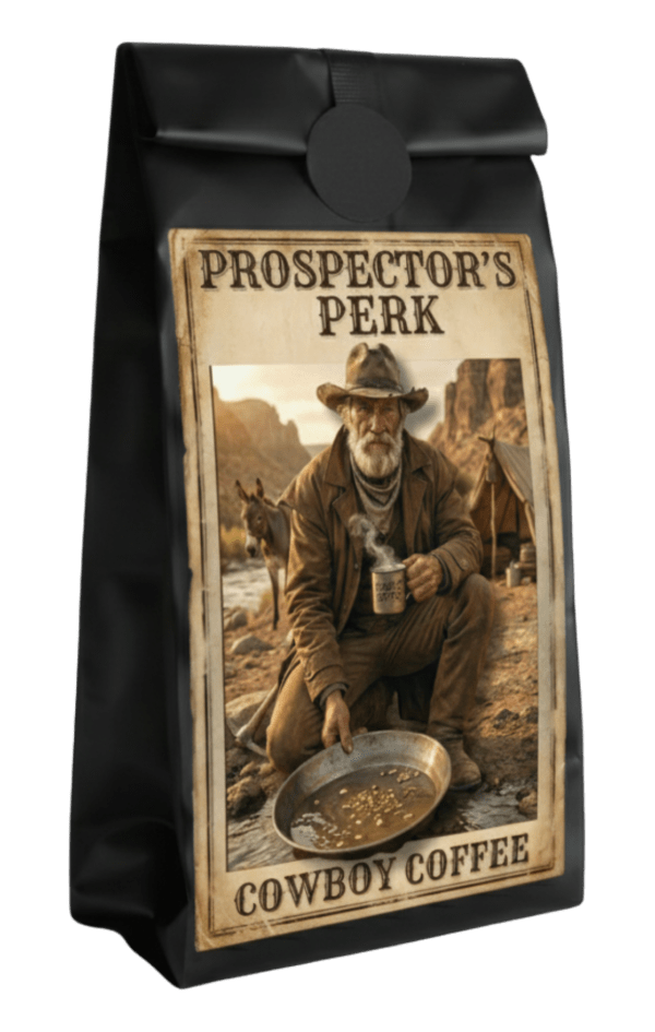 Prospector's Perk Coffee Beans by Cowboy Coffee